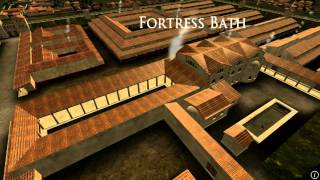 Animation of ancient Roman Fort in Caerleon Wales [upl. by Aciamaj]