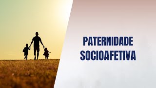 Paternidade socioafetiva [upl. by Sito204]