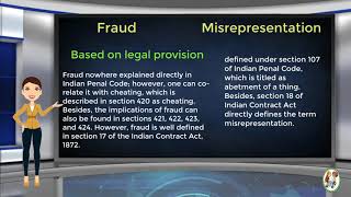 What is Difference Between Fraud amp Misrepresentation [upl. by Loraine]