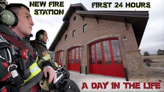 First 24 Hours in a New Fire Station  A Day in the Life [upl. by Aralk718]