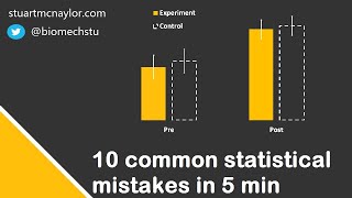 Ten Statistical Mistakes in 5 Min [upl. by Neelehtak]