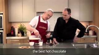 How to make a hot chocolate using an aerolatte milk frother [upl. by Xirdnek]