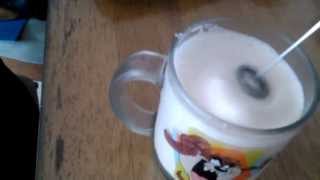 Aerolatte Review Frothing Cold Milk In Under 1 Minute [upl. by Aziul]